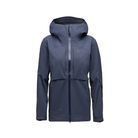 Black Diamond W Factor Shell Winter Apparel - Winter Apparel Womens Hardshell Top Black Diamond Small Charcoal
