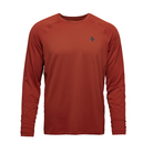 Black Diamond M Alpenglow Long Sleeve Crew Summer Apparel - Mens - Tops Black Diamond Small Burnt Sienna