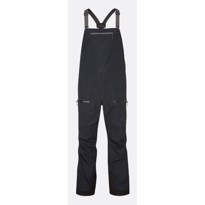 Rab M Khroma Kinetic Bib Winter Apparel - Winter Apparel Mens Hardshell Bottom Rab Small Black
