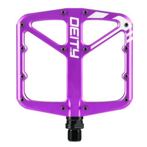 Deity Supervillain Pedals Cycling Parts - Pedal - Mountain Flat Pedal Deity Components Purple