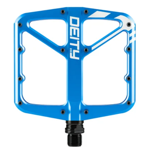 Deity Supervillain Pedals Cycling Parts - Pedal - Mountain Flat Pedal Deity Components Blue