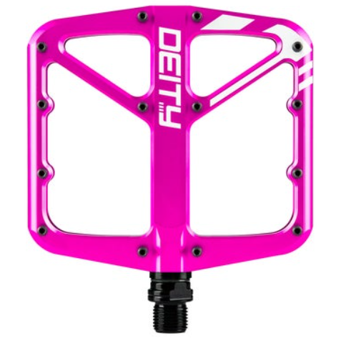 Deity Supervillain Pedals Cycling Parts - Pedal - Mountain Flat Pedal Deity Components Pink