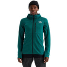 The North Face M Summit FUTUREFLEECE Full Zip Hoodie Winter Apparel - Winter Apparel Mens Mid Layer Top The North Face Large Pacific Teal