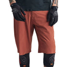 Troy Lee M Drift Short Shell Cycling Apparel - Mens - Shorts - mountain shorts Troy Lee Designs 38 Solid/Copper