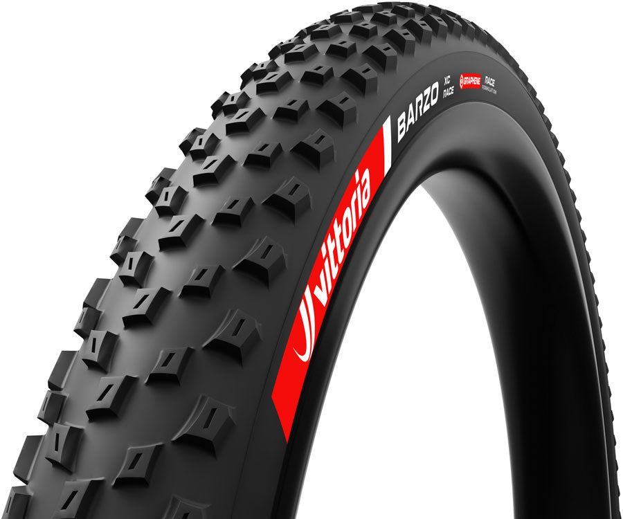 Vittoria Barzo XC Race Tire - 29 x 2.40, Tubeless, Folding, Black, Race Graphene + Silica - three-quarter