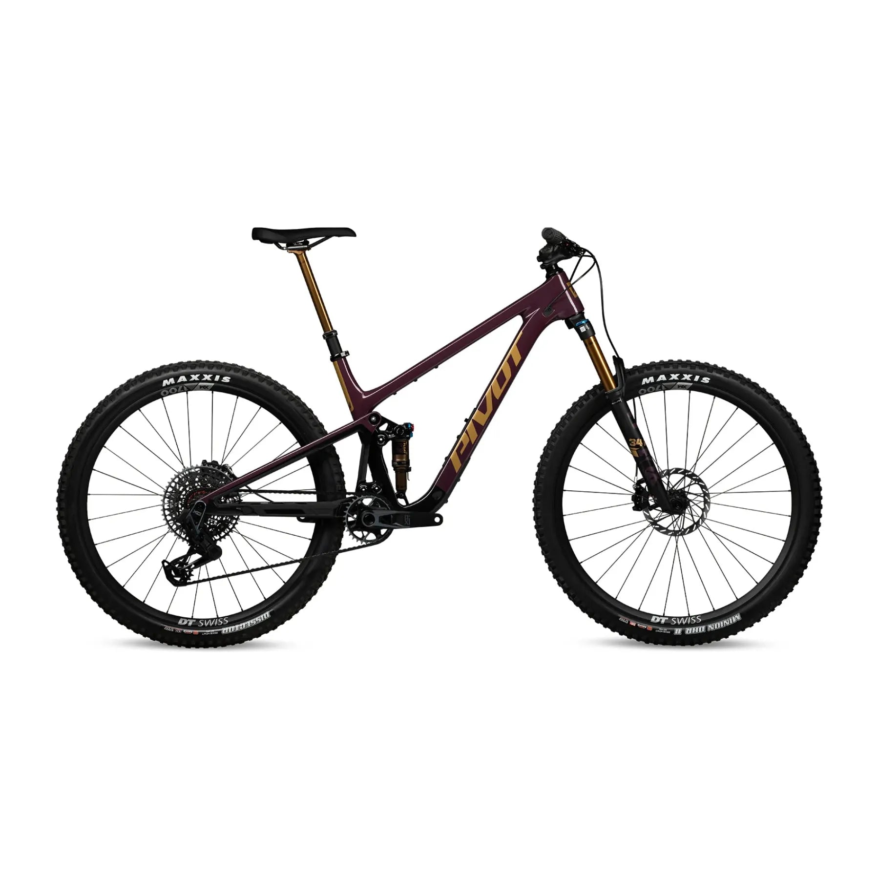 Pivot Trailcat SL Pro X0 Eagle Transmission w/ Alloy Wheels Bicycle - Mountain - Trail PIVOT CYCLES XSmall Dr. Purple