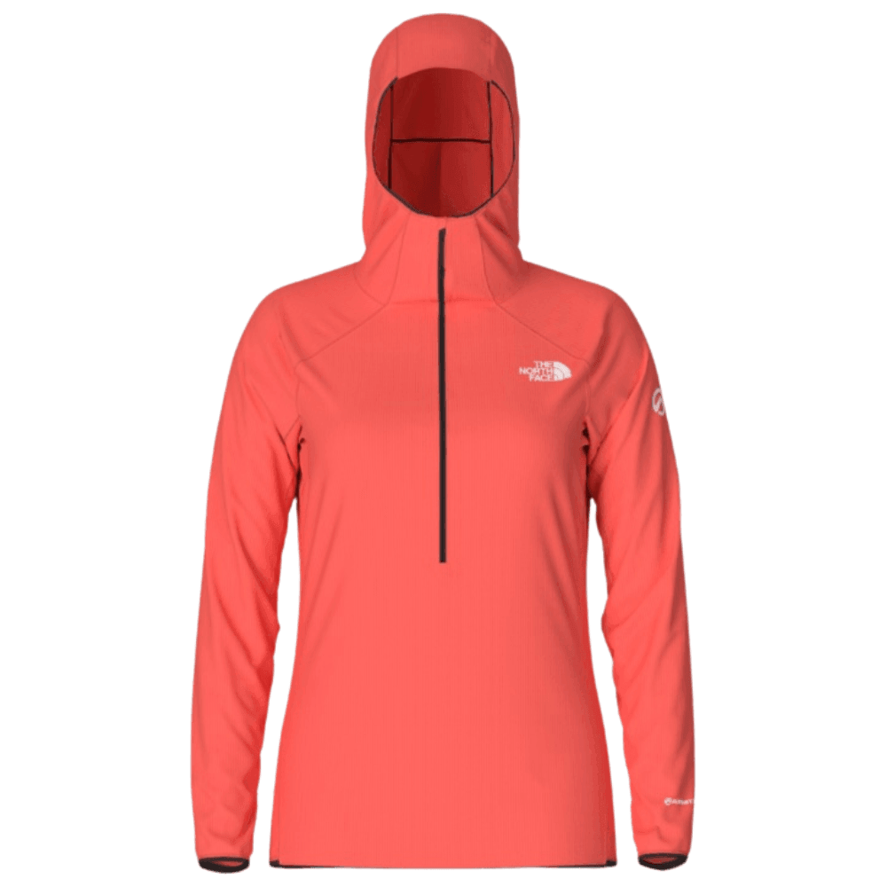 Red north face hoodie womens sales