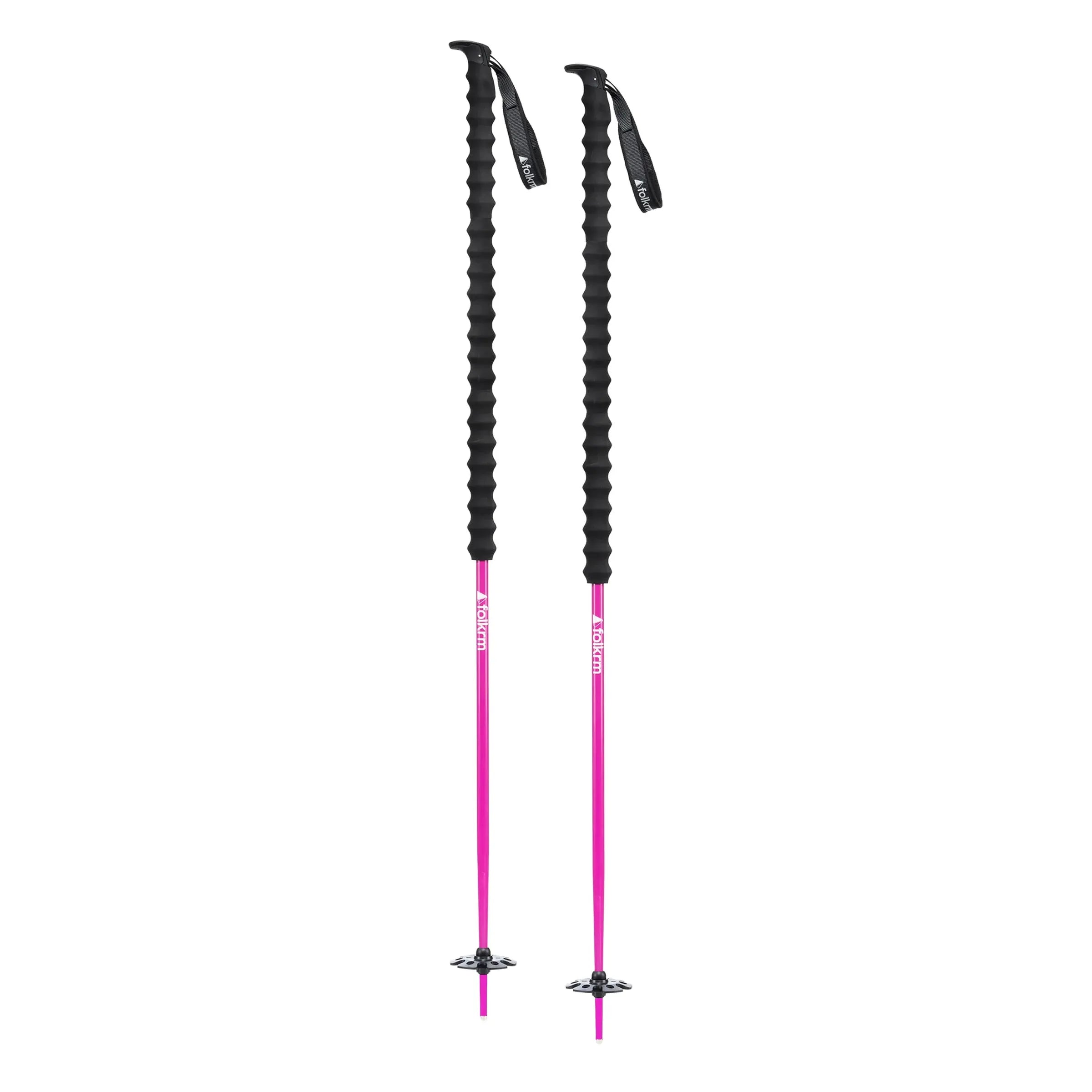 Folkrm Wyeast Ski Pole Poles - Touring Poles Folkrm 125cm Gooseberry Pink