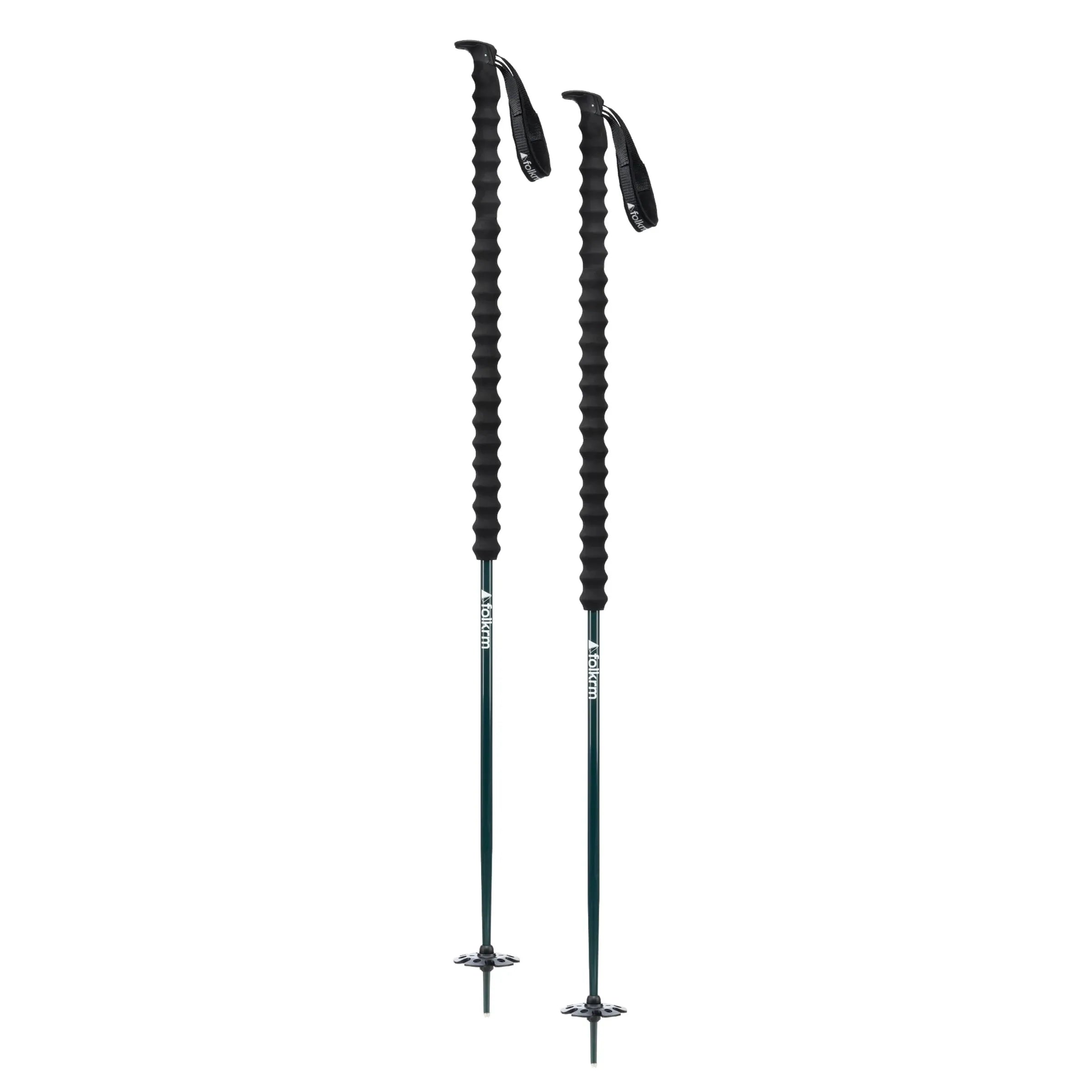 Folkrm Wyeast Ski Pole Poles - Touring Poles Folkrm 105cm Spruce Green