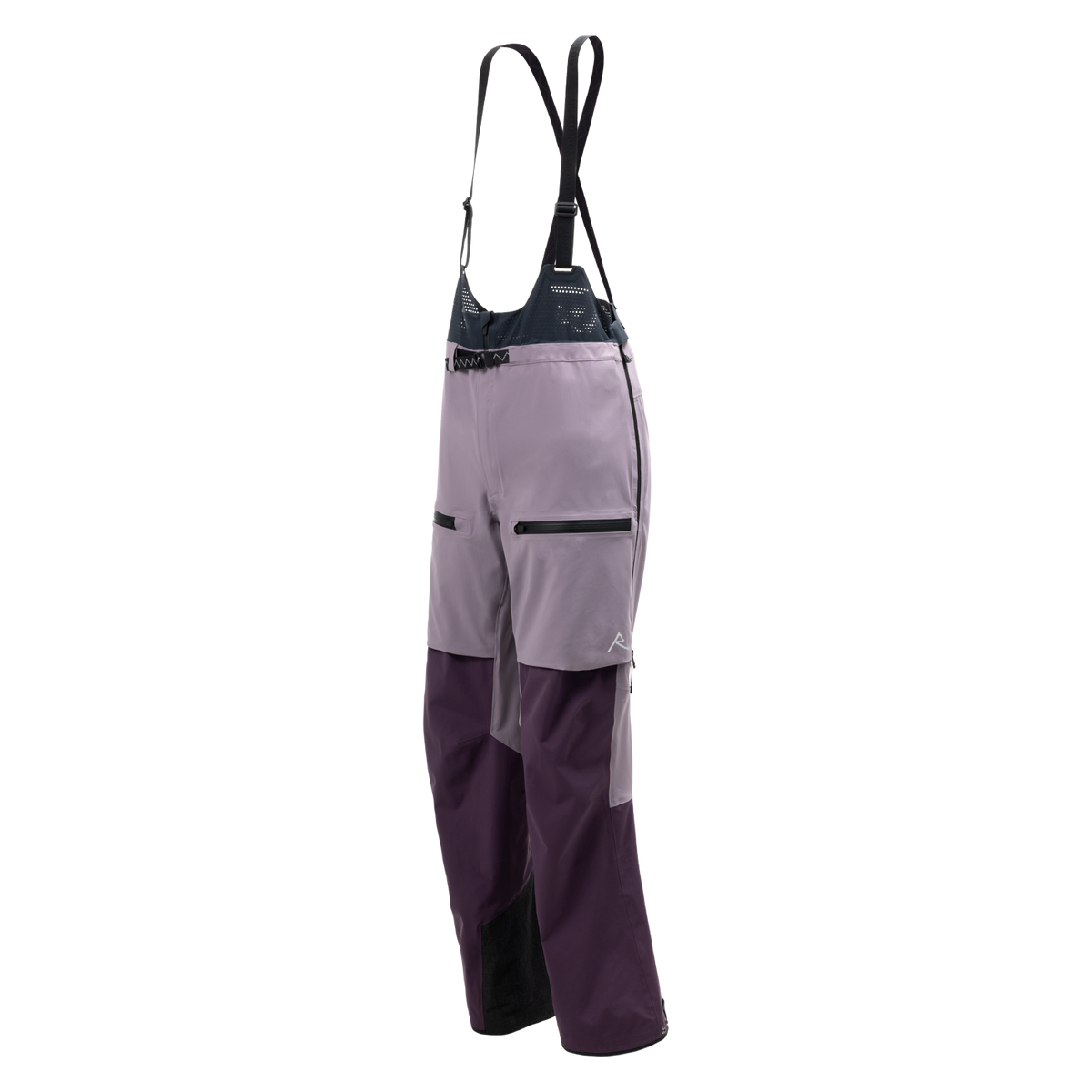 Raide W TourTech Hybrid Bib Winter Apparel - Winter Apparel Womens Softshell Bottom Raide Large Reg Dusk