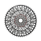 SRAM XX Eagle T-Type XS-1297 Cassette - 12-Speed, 10-52t, For XD Driver, Silver/Black Cycling Parts - Cassette SRAM