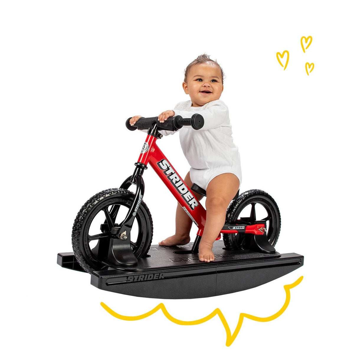 Strider Rocking Base: Black, fits all 12" Strider Bikes Bicycle - Kids Bikes - 12" Strider Sports