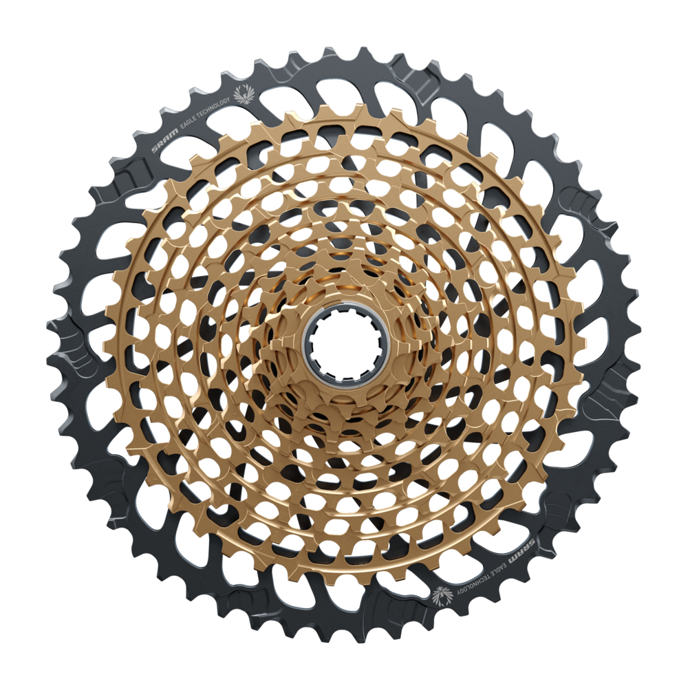 SRAM XX1 Eagle XG-1299 Cassette - 12-Speed, 10-52T, Gold Cycling Parts - Cassette SRAM