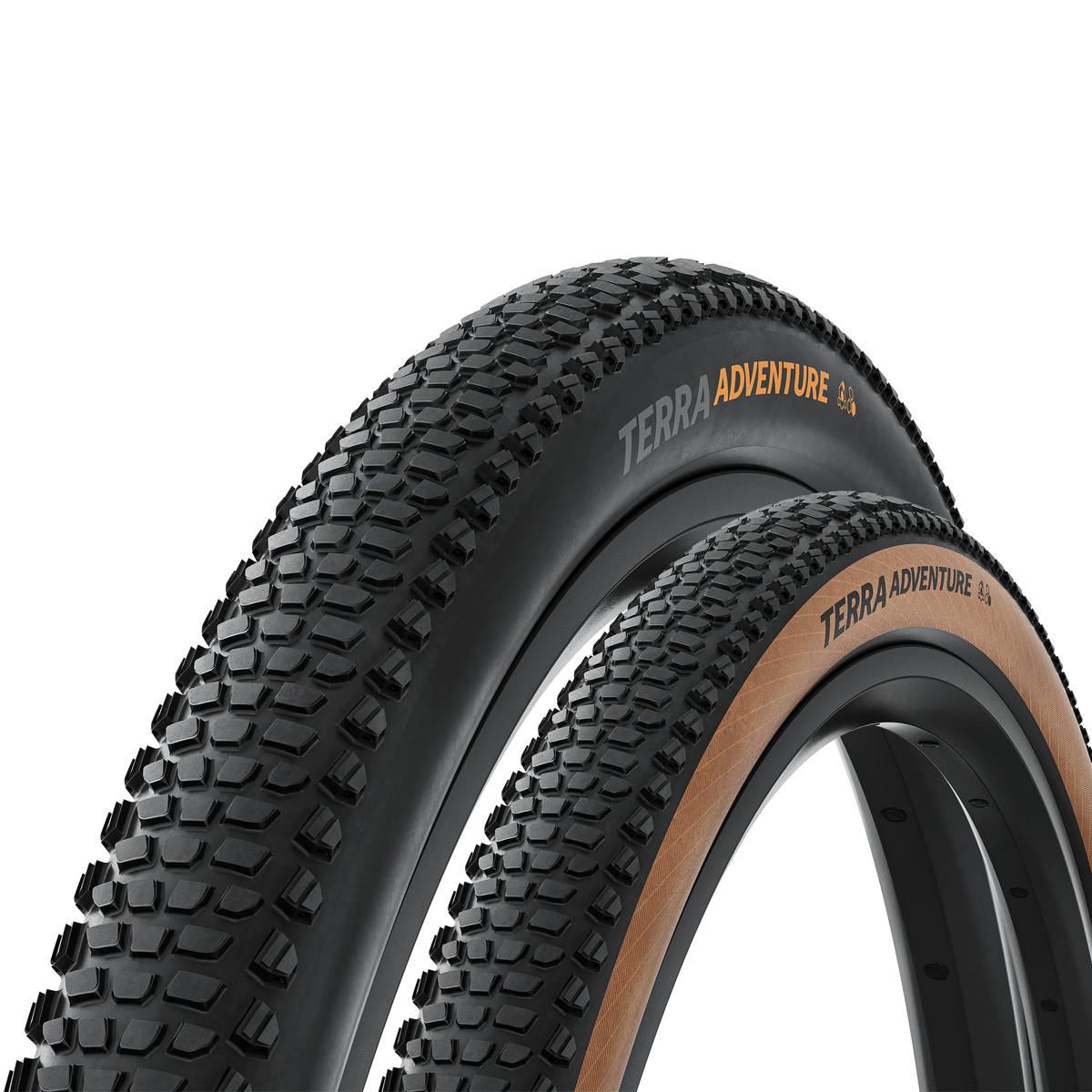 Continental Terra Adventure Tire - 700 x 50, Tubeless, Folding, Black, Grip, Trail Casing, E25 Tires and Tubes - Gravel Continental