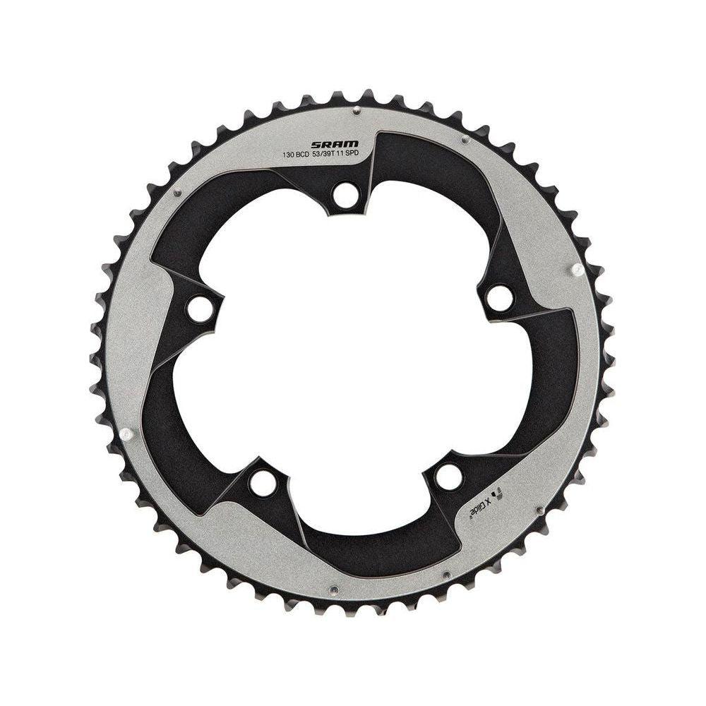 SRAM Red Yaw 53T 10-Speed Hidden Bolt Chainring, Use with 39T Cycling Parts - Chainring SRAM   