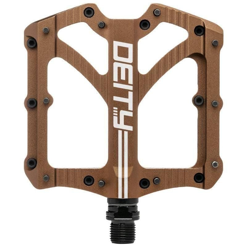 deity flat pedals Bronze Deity Bladerunner Pedals