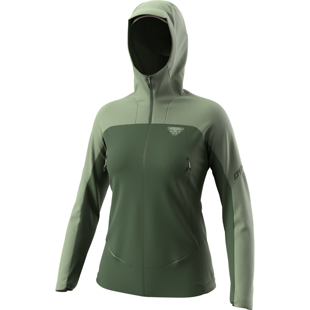 Dynafit W Ridge Dynastretch Jacket Winter Apparel - Winter Apparel Womens Softshell Top Dynafit XSmall Sage 