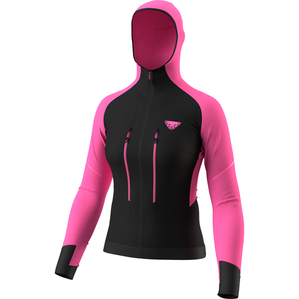 Dynafit W Mezzalama Race Jacket Winter Apparel - Race Suit Dynafit Large Cheeky Pink