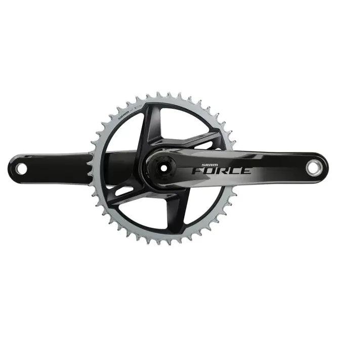 SRAM Force 1 AXS Wide Crankset - 172.5mm, 12-Speed, 40t, 8-Bolt Direct Mount, DUB Spindle Interface, Gloss Natural Carbon, D1 - Cripple Creek Backcountry