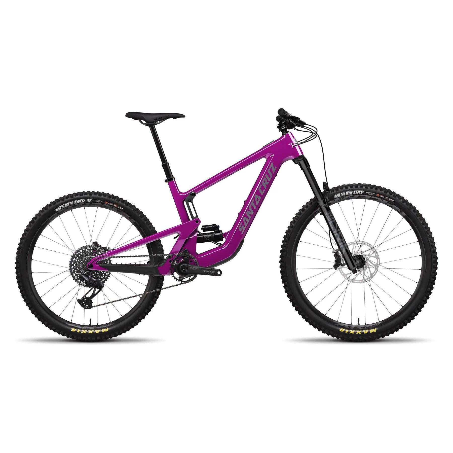 Santa Cruz Heckler SL 1 C MX S-Kit Bicycle - E-Bikes - Mountain Santa Cruz Bicycles Large Gloss Magenta 