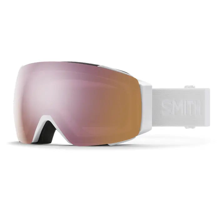 Smith I/O Mag Eyewear - Goggles Smith Optics White Vapor || ChromaPop Everyday Rose Gold Mirror