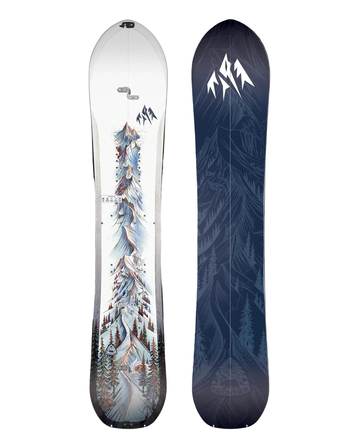 Jones Men's Frontier 2.0 Splitboard — topsheet and base