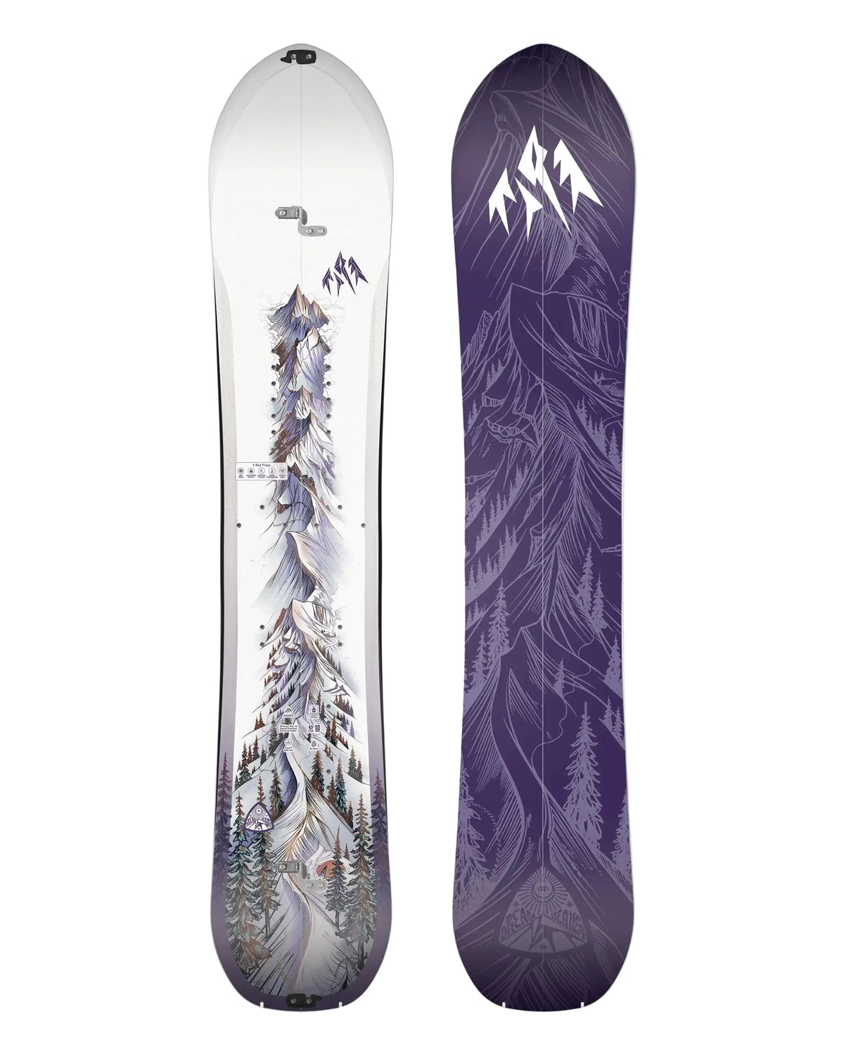Jones Women's Dream Weaver 2.0 Splitboard — topsheet and base