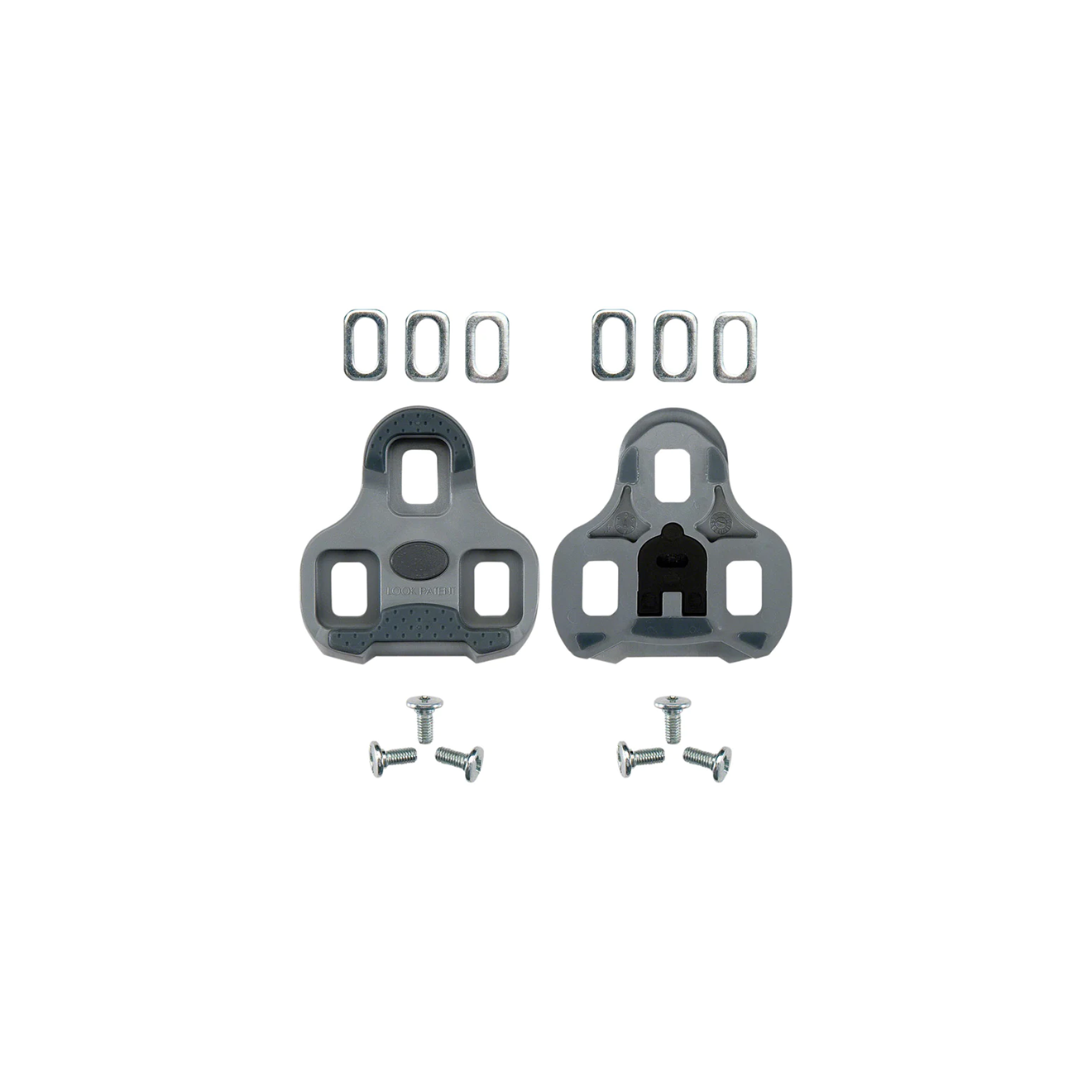 LOOK KEO GRIP Cleat - 4.5 Degree Float, Gray Cycling Parts - Pedal - Road Pedal - Cleats Look Default Title