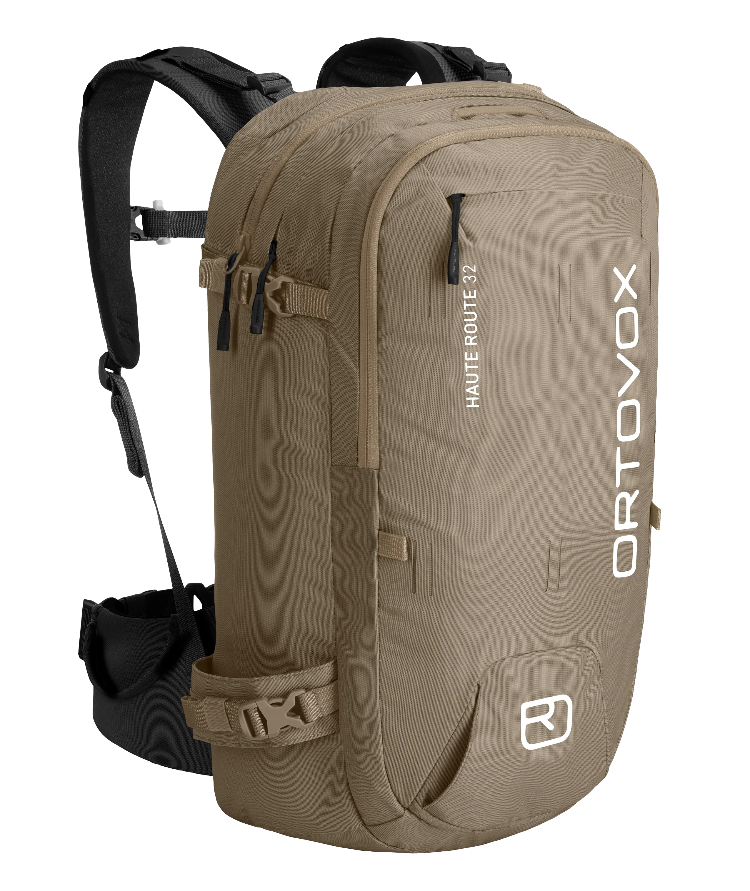 Ortovox Haute Route 32 Ski Touring Backpack, Dark Linen — front view