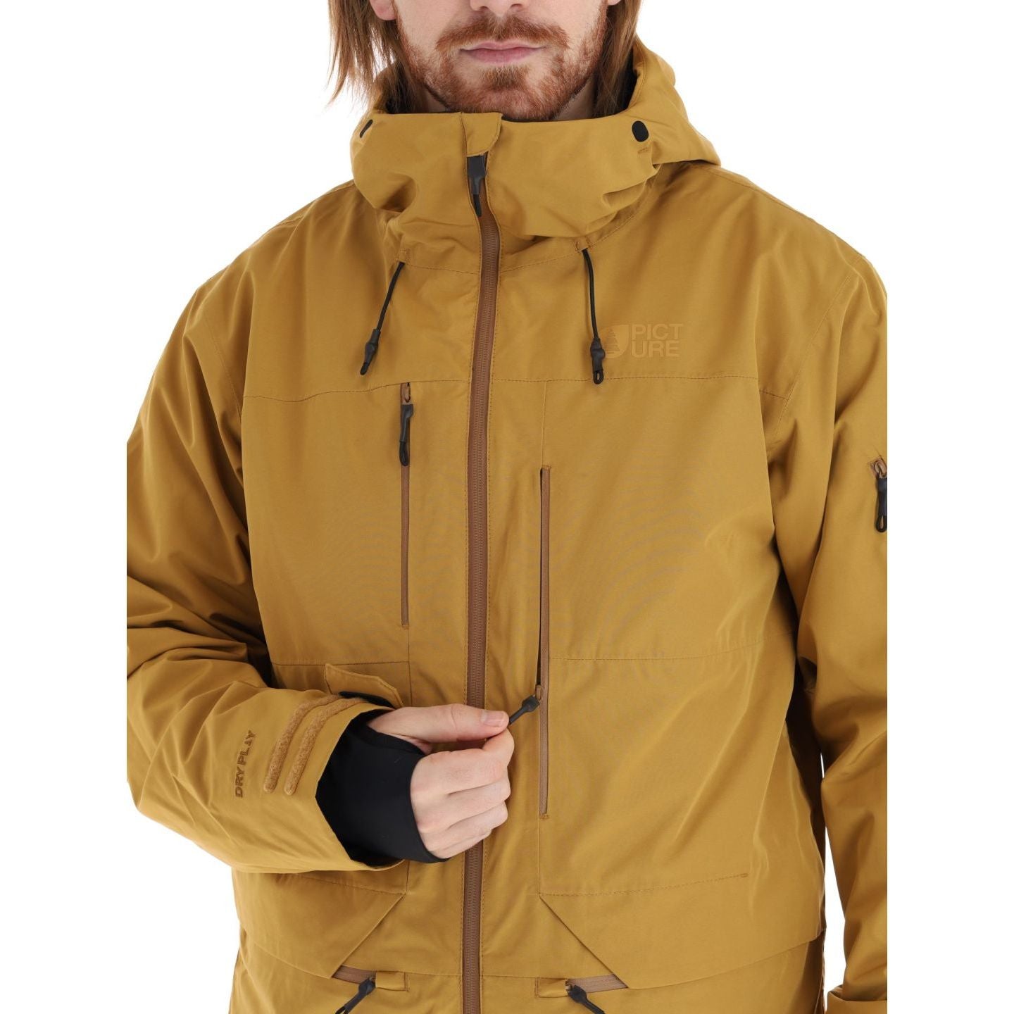 Picture M U55 Jacket Winter Apparel - Winter Apparel Mens Hardshell Top Picture Organic Clothing