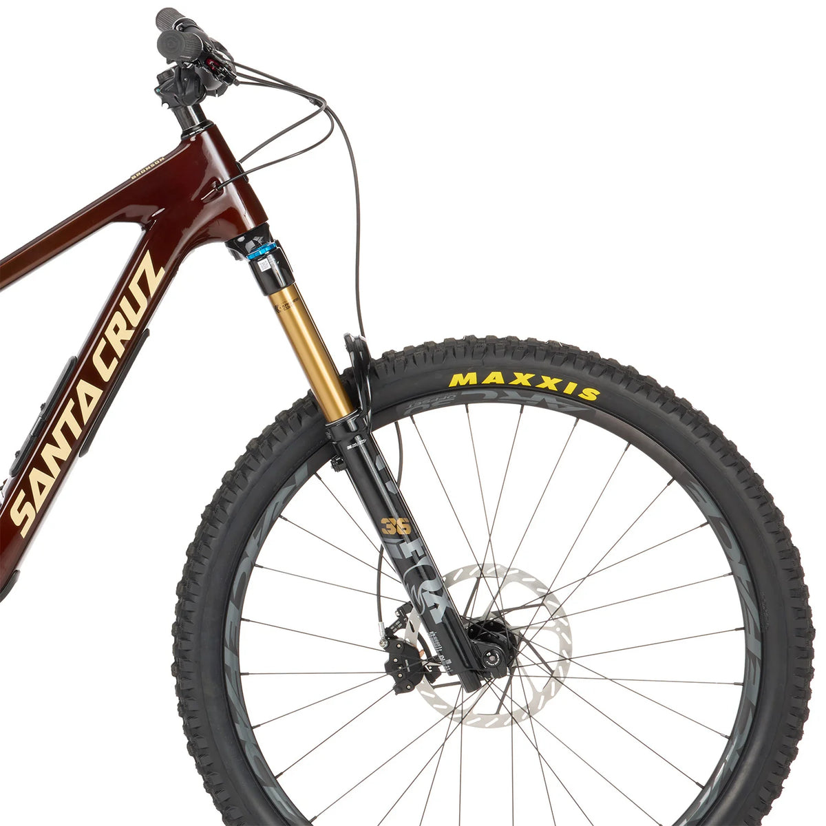 (Used) Santa Cruz Bronson 5 CC MX 25 X0 AXS-Kit Medium Root Beer Bicycle - Mountain - Trail Cripple Creek Backcountry
