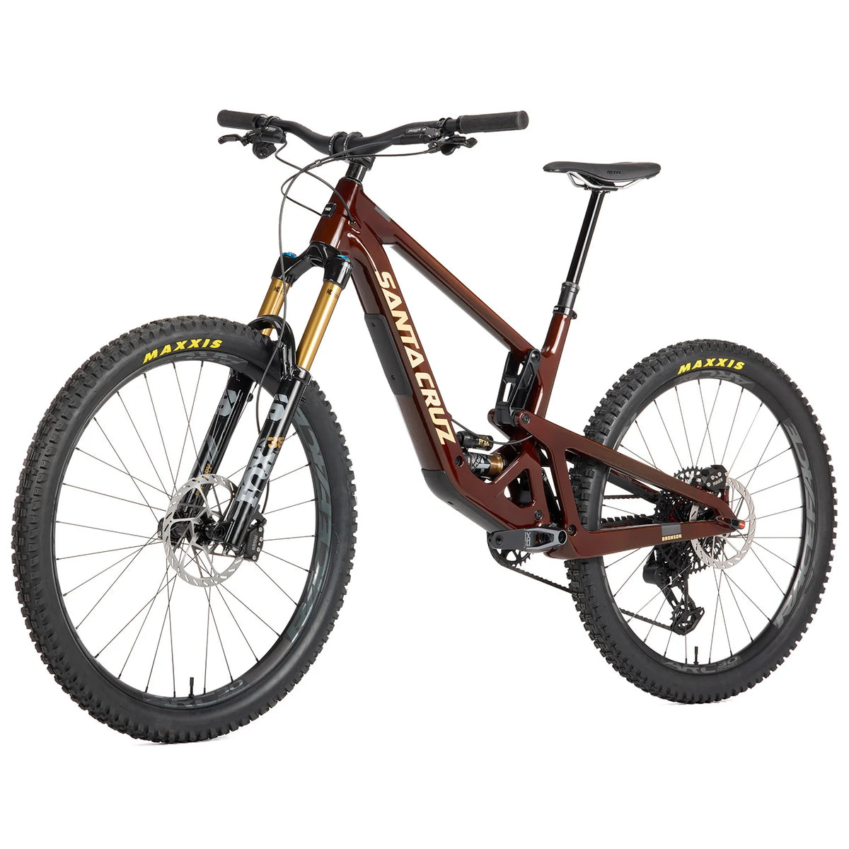 (Used) Santa Cruz Bronson 5 CC MX 25 X0 AXS-Kit Medium Root Beer Bicycle - Mountain - Trail Cripple Creek Backcountry