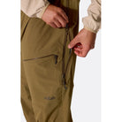 rab kinetic alpine stretch bib oak side