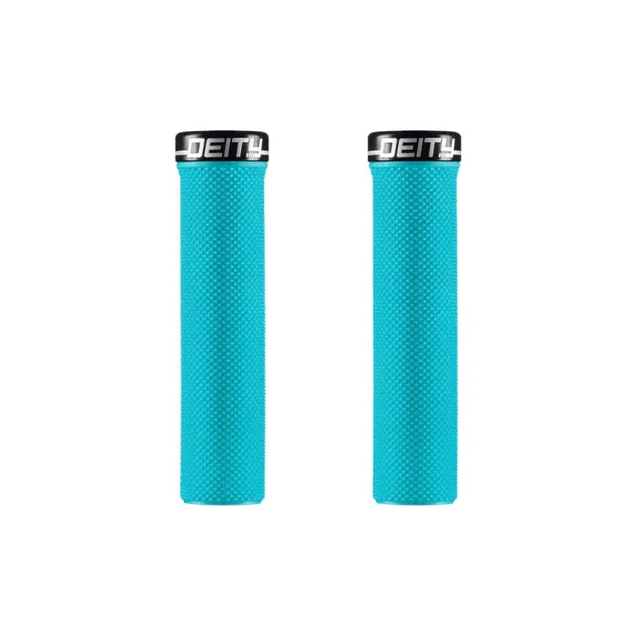 Deity Slimfit Grips Cycling Parts - Grips-Bar Tape Deity Components Turq