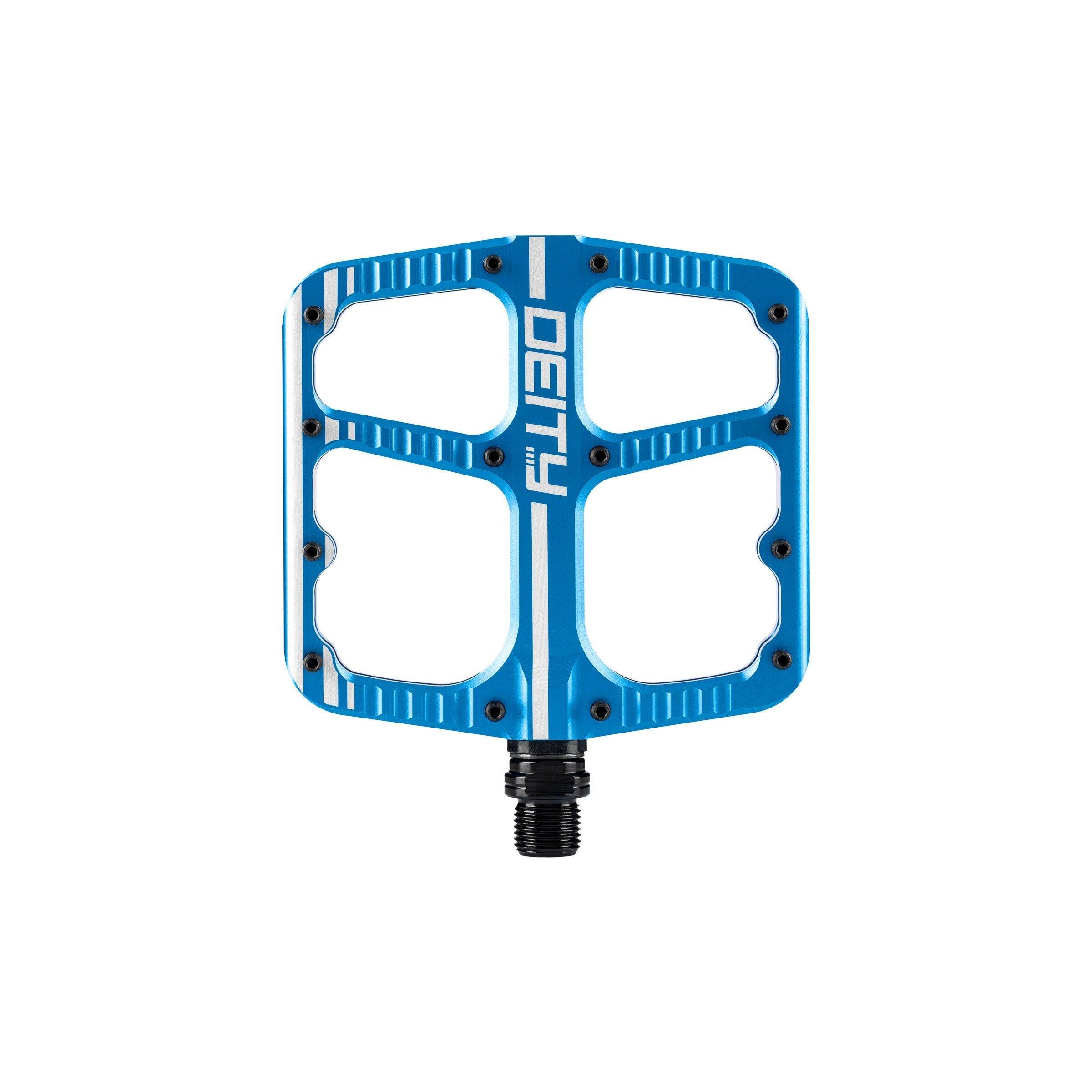 Deity Flat Trak Pedals Cycling Parts - Pedal - Mountain Flat Pedal Deity Components Blue  