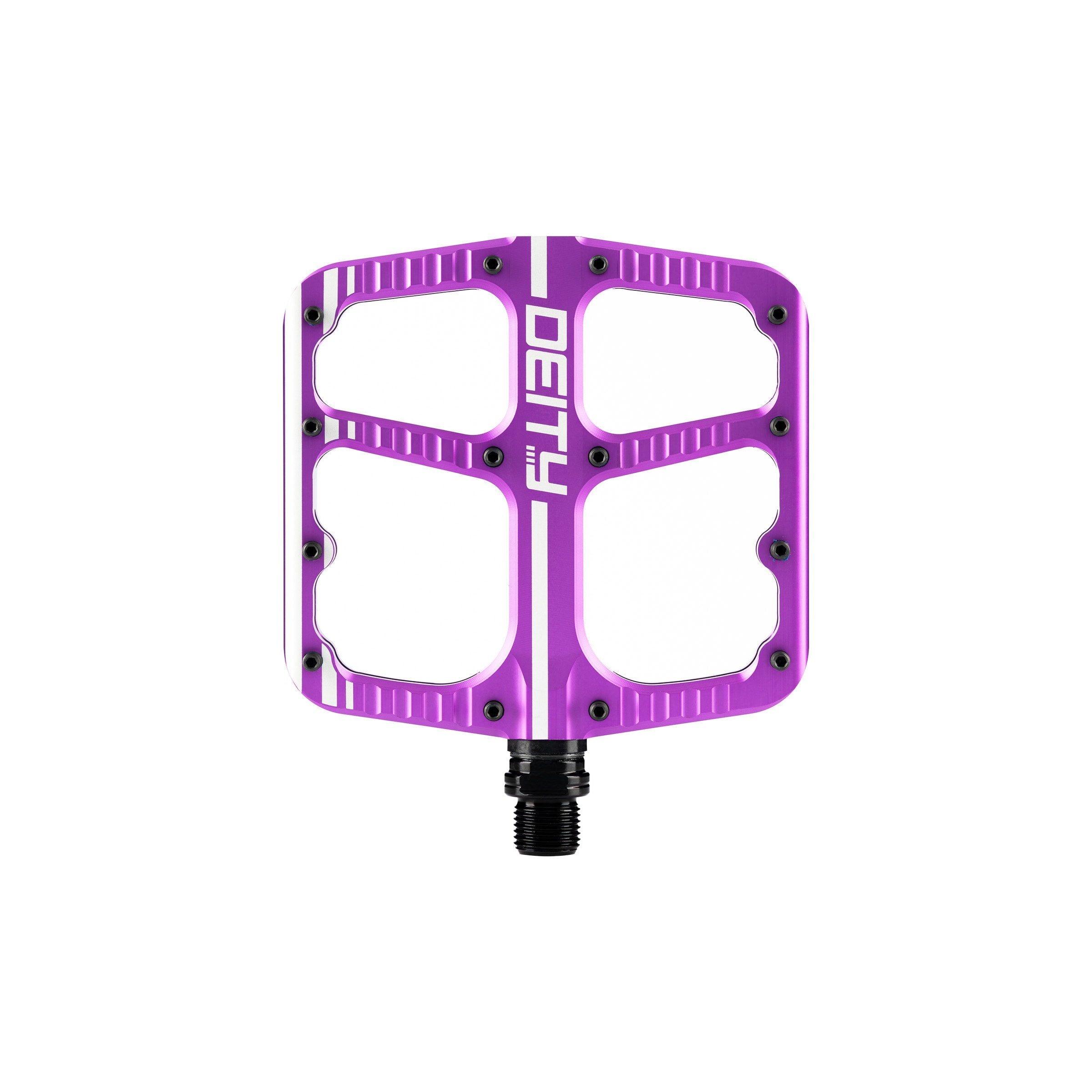 Deity Flat Trak Pedals Cycling Parts - Pedal - Mountain Flat Pedal Deity Components Purple  