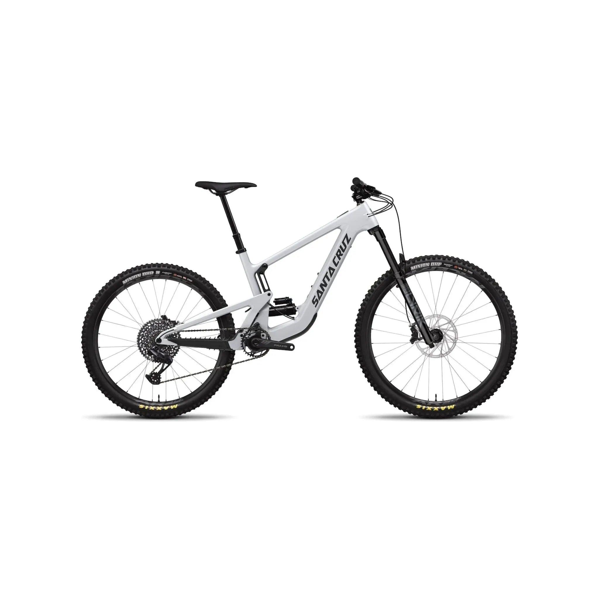 Santa Cruz Heckler SL C MX S-kit Bicycle - E-Bikes - Mountain - Full Suspension Santa Cruz Bicycles Small Matte Silver 