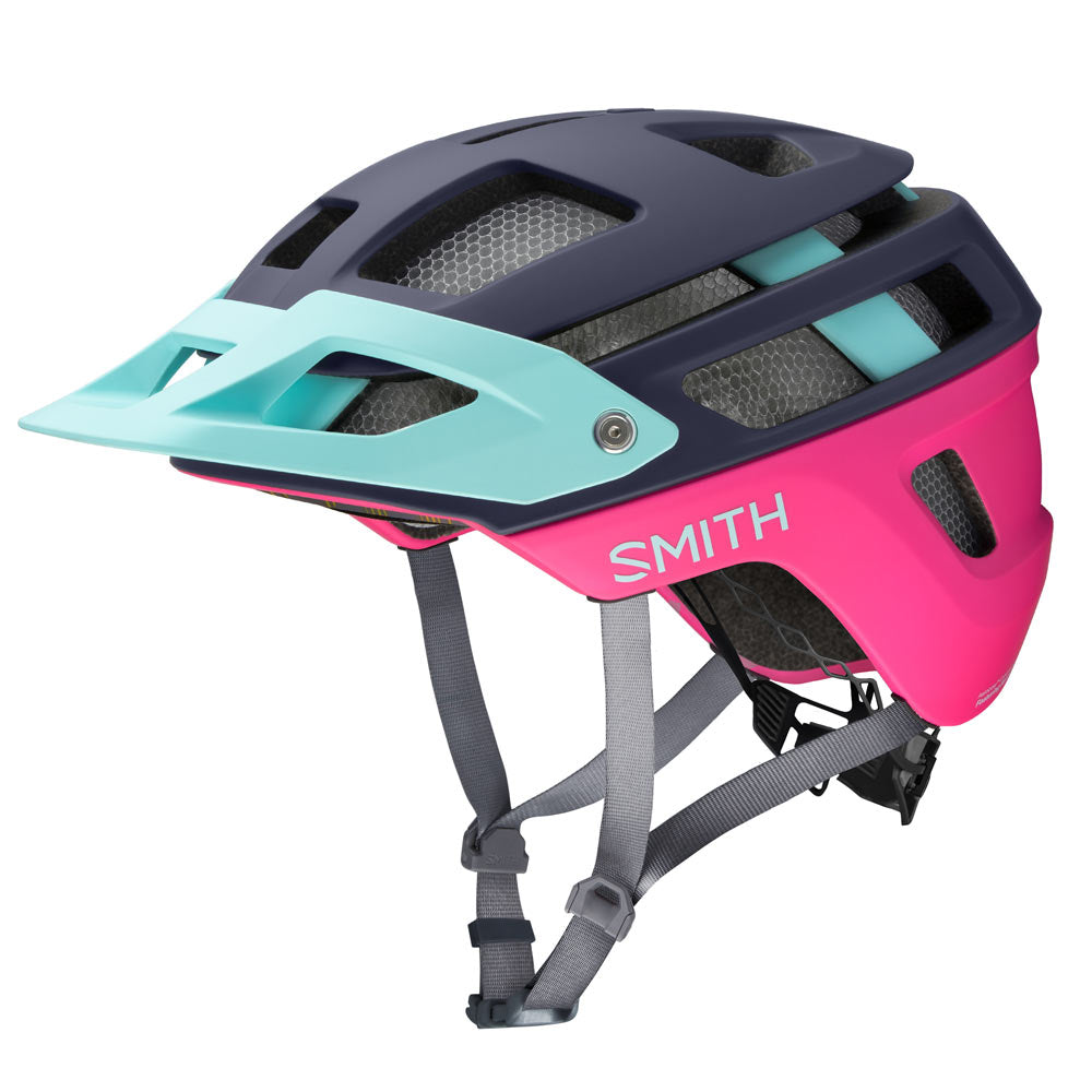 Smith Forefront 2 MIPS Bike Helmet Bike Helmets - Mountain Helmet - Mens-Unisex Smith Optics Matte Indigo / Peony / Iceberg Medium (55-59cm)