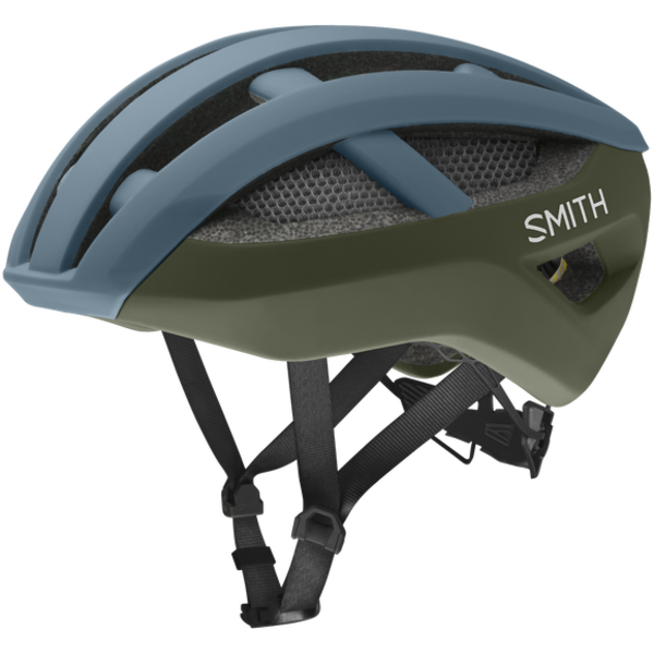 Smith Network MIPS Bike Helmet 2024 Bike Helmets - Road Helmet - Mens-Unisex Smith Optics Matte Stone / Moss Small/51-55