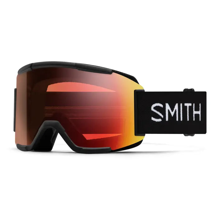 Smith Squad Goggle Eyewear - Goggles Smith Optics Black | ChromaPop Pro Photochromic Red Mirror