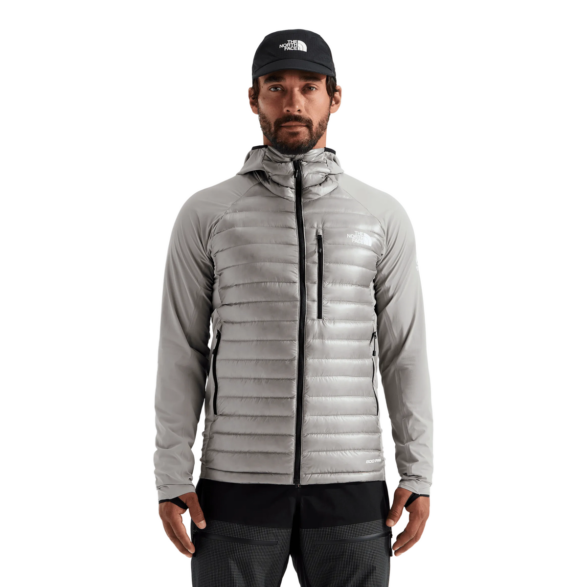 The North Face M Summit Breithorn LT Hybrid Hoodie Winter Apparel - Winter Apparel Mens Insulated Top The North Face Large Stone Slab