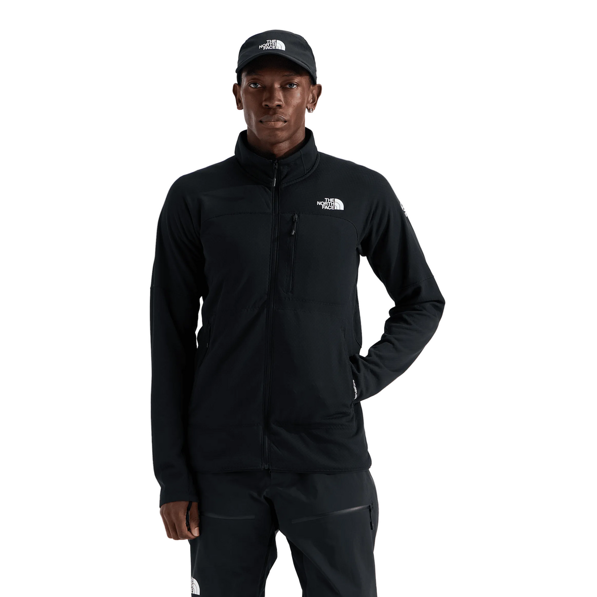 The North Face M Summit FUTUREFLEECE Full Zip Jacket Winter Apparel - Winter Apparel Mens Mid Layer Top The North Face Large TNF Black