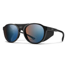 Smith Venture Glacier Sunglasses Eyewear - Sunglasses Smith Optics Matte Black | ChromaPop Glacier Photochromic Copper Blue Mirror