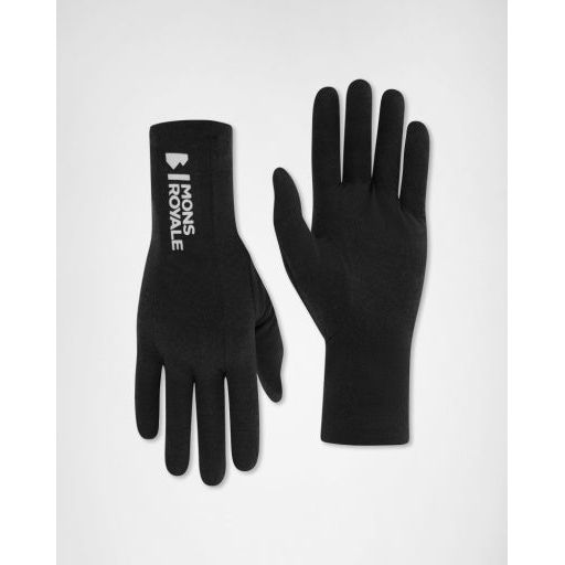 Mons Royale Volta Merino Glove Liner Winter Apparel - Gloves Mons Royale Small Black