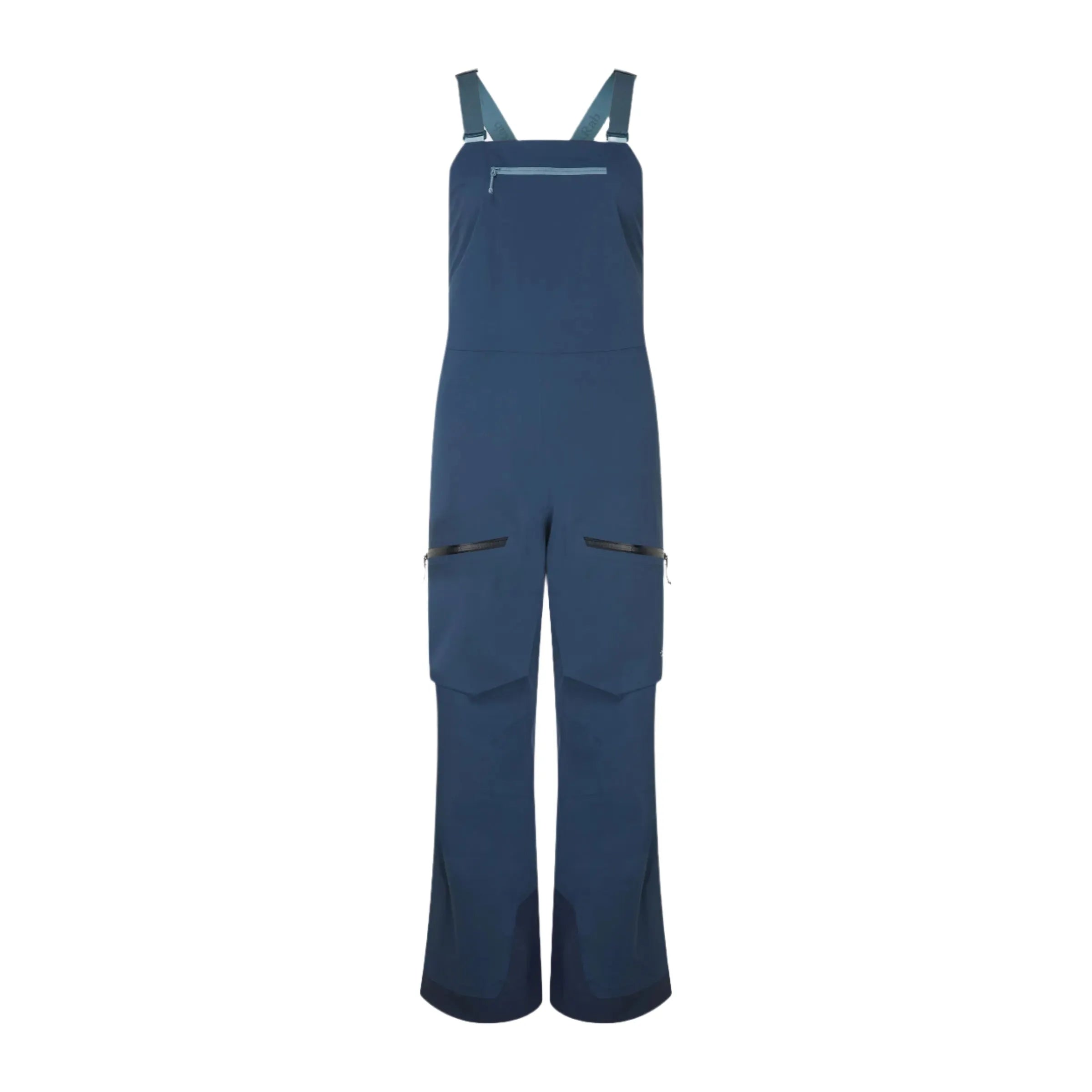 Rab W Khroma Kinetic Bib Winter Apparel - Winter Apparel Womens Hardshell Bottom Rab 08/XSmall Tempest Blue