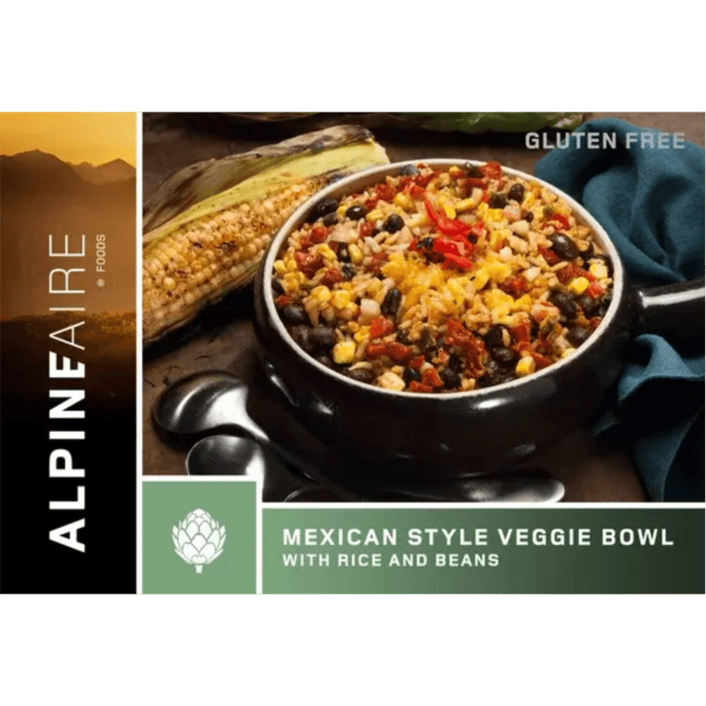 Alpine Aire Backpacking Meals Summer Gear - Camp Accessories Alpine Aire Mexican Style Veggie Bowl