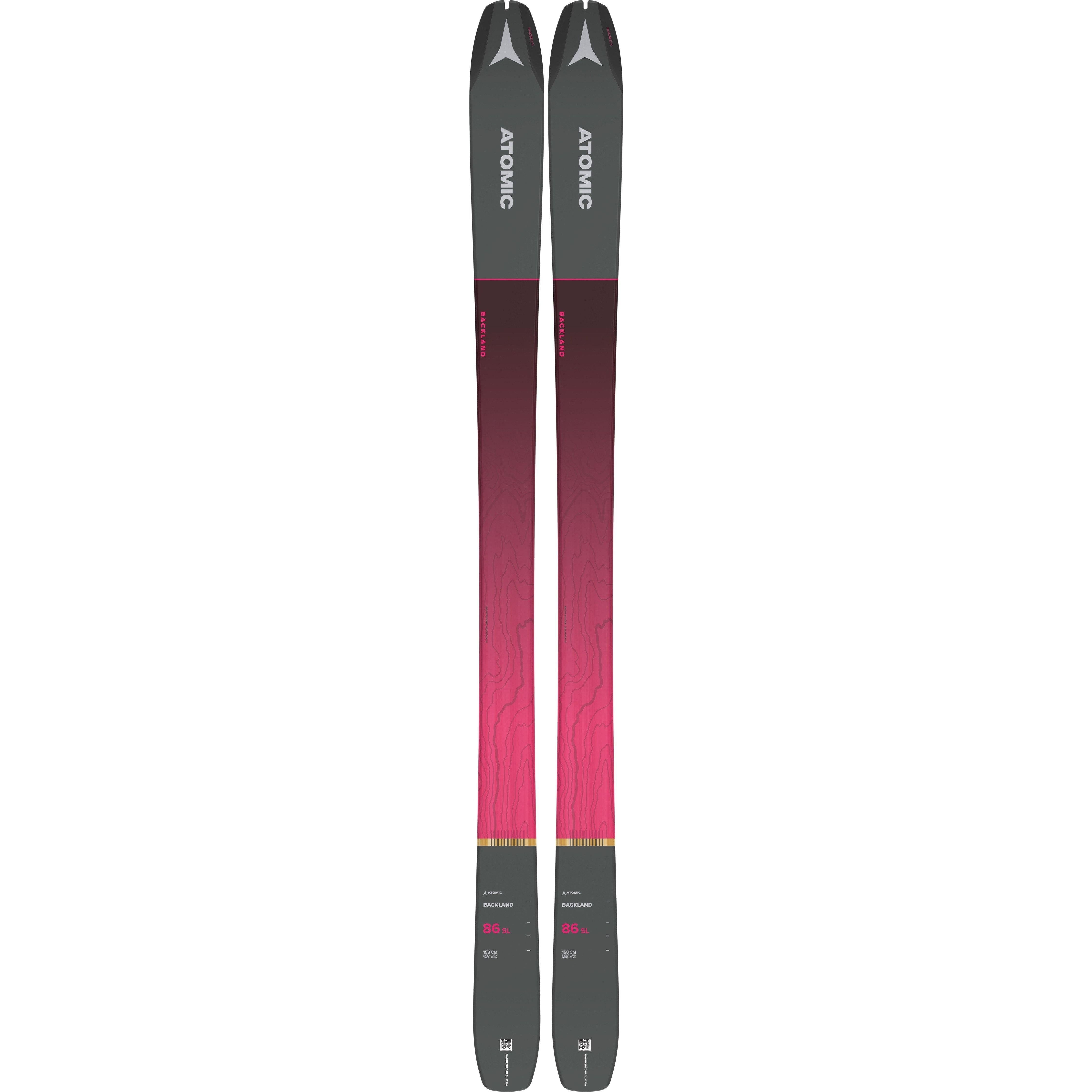 Atomic W Backland 86 SL Alpine Touring Ski Skis - Touring Ski - Ski Mountaineering - Womens Atomic   