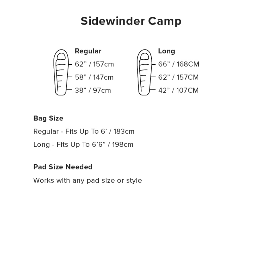 Big Agnes Sidewinder Camp 20 - Cripple Creek Backcountry