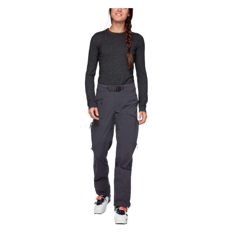 Black Diamond W Dawn Patrol Hybrid Pants Winter Apparel - Winter Apparel Womens Softshell Bottom Black Diamond   