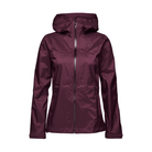 Black Diamond W Treeline Rain Shell Summer Apparel - Womens Black Diamond Extra Small Blackberry 